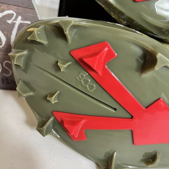 Nike Alpha Menace Elite 3 Football Cleats Size 9 Travis Kelce T-Rex Camo 🔥🔥🔥 - Picture 9 of 10